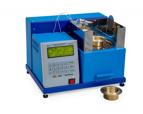 Аппарат автоматический ЛинтеЛ АТВО-20 для определения температуры вспышки в открытом тигле