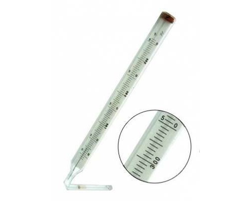 Термометр технический угловой ТТ-МК У №2, ВЧ 240 мм, НЧ 201 мм, ЦД 1