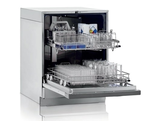 SteamScrubber — встраиваемая автоматическая машина для мойки, сушки и дезинфекции лабораторной посуды с окном и подсветкой, Labconco