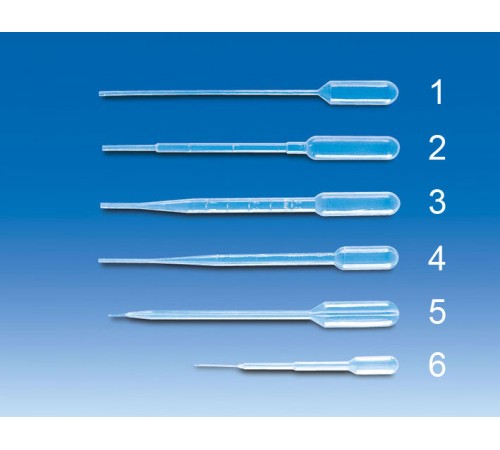 Пипетки Пастера VITLAB, объем 1,0 мл, PE-LD