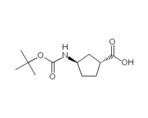 (1R,3R)-N-BOC-1-аминоциклопентан-3-карбоновая кислота, 95%, 98% ee, Acros Organics, 500мг
