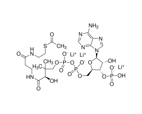 Ацетил-коэнзима А трилитиевая соль, для биохимии, AppliChem, 50 мг