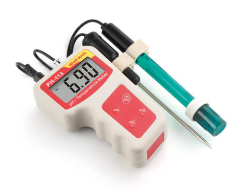 Портативный pH метр и термометр PH-113