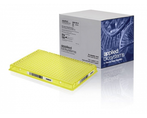 Планшеты для ПЦР, 384-лун., MicroAmp EnduraPlate, оптически прозрачные желтые, со штрих-кодом, 20 шт./уп., Thermo FS
