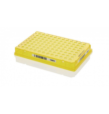 Планшеты для ПЦР, 96-лун., MicroAmp EnduraPlate, оптически прозрачные желтые, со штрих-кодом, с юбкой, 50 шт/уп., Thermo FS